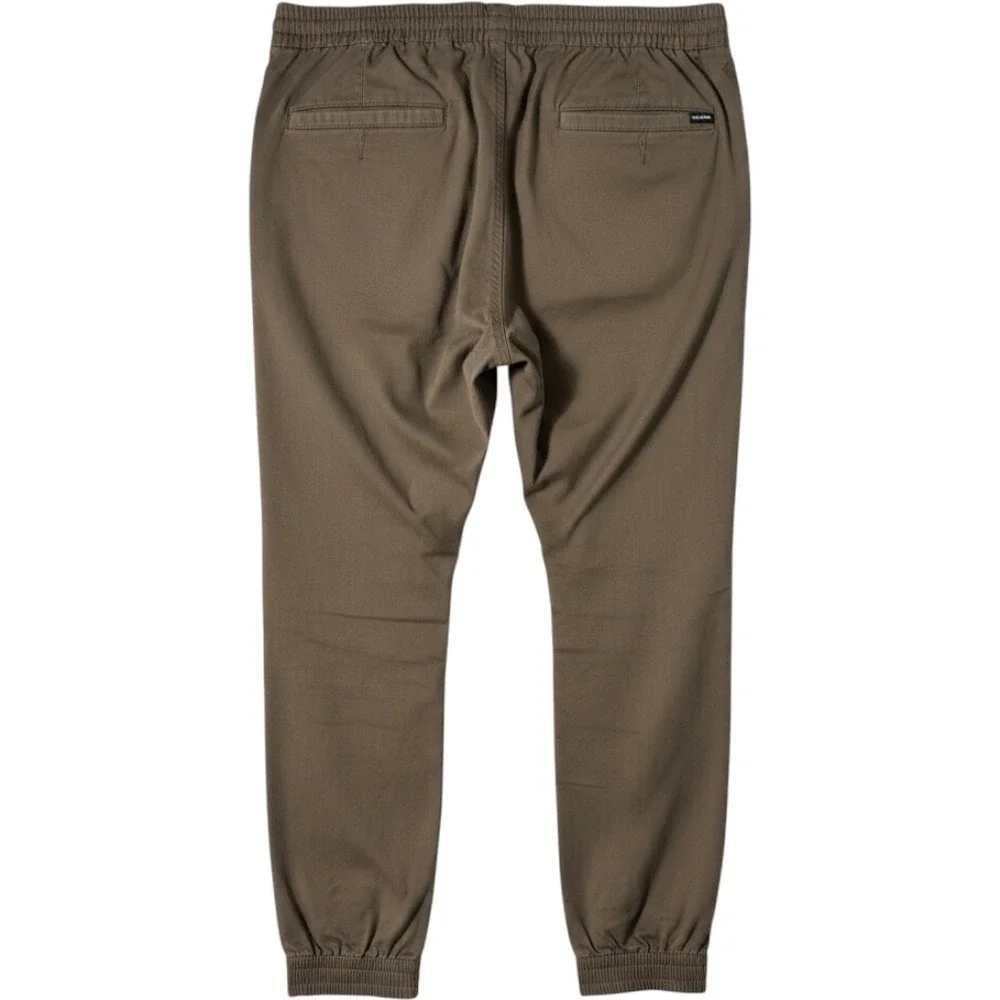 Volcom Jogger Pants Sz XXL Mens Brown Elastic Waist Drawstring Skater Streetwear
